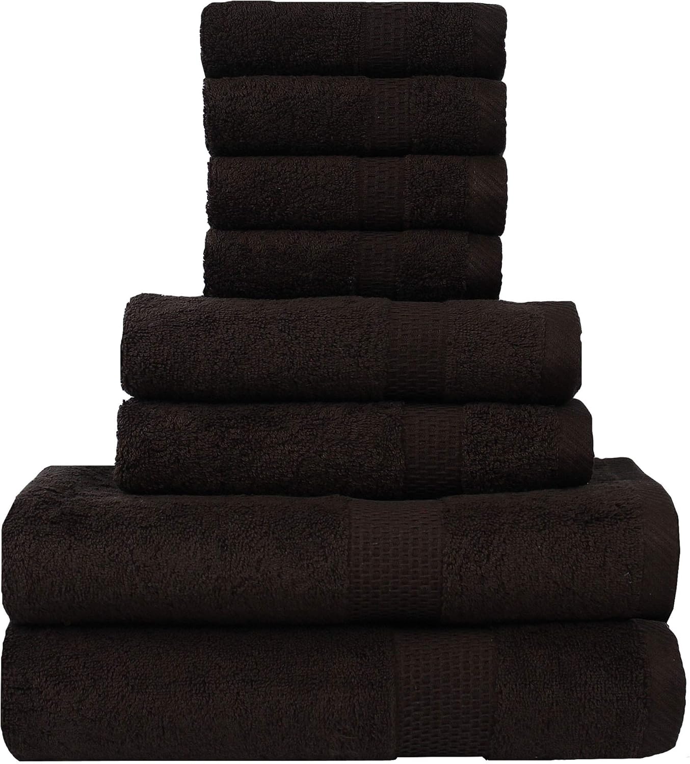 8 Piece Towel Set 100 Combed Cotton Luxury Towel Pack Premium Quality
