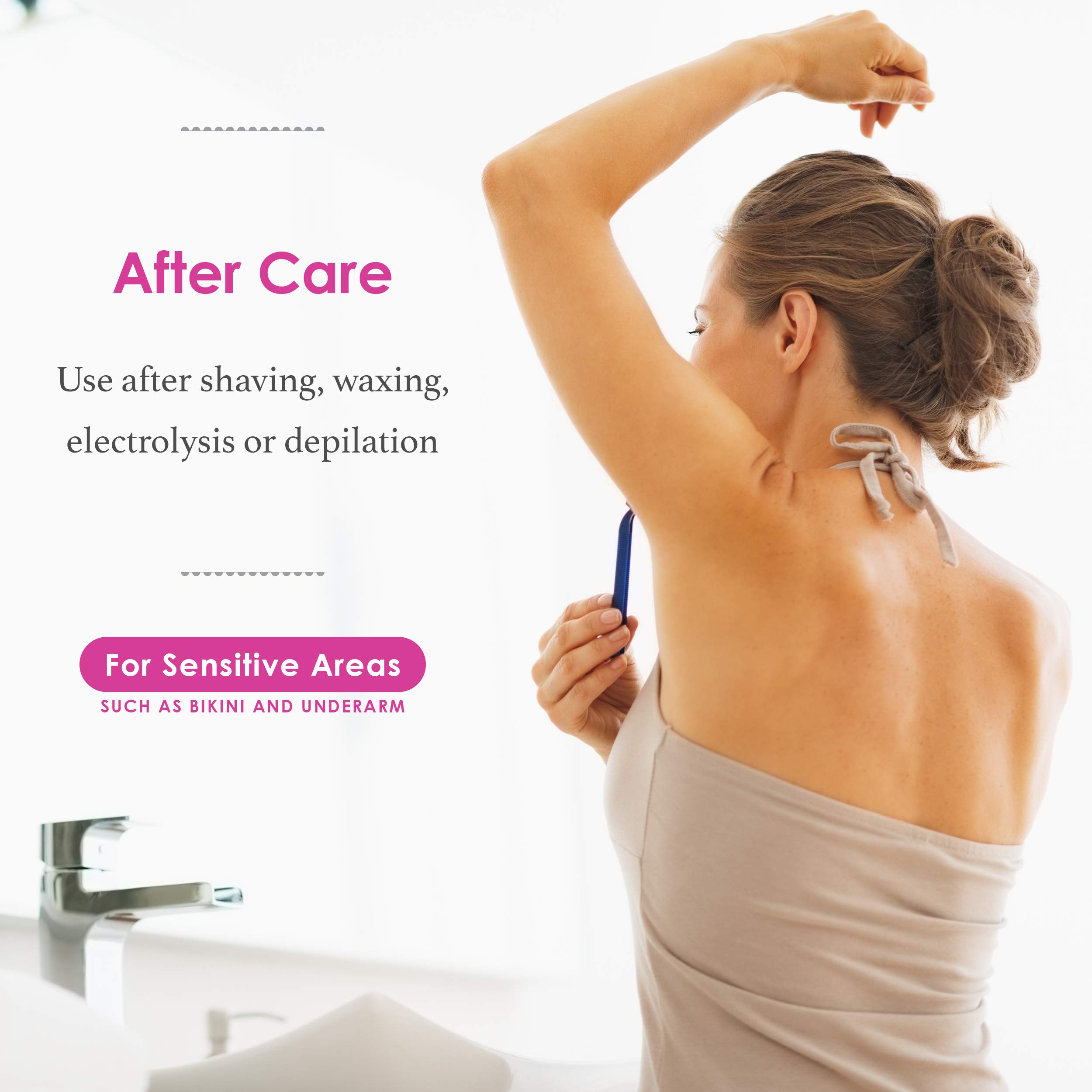 Bikini Zone Medicated After Shave Gel Instantly Stop Shaving Bumps