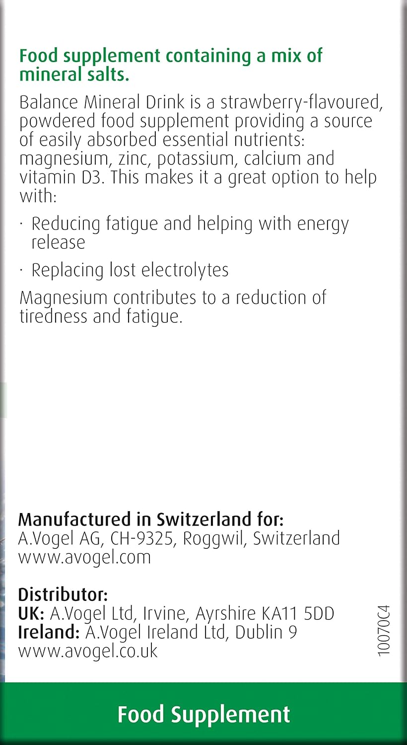 A.Vogel Balance Electrolyte Mineral Drink with Vitamin D3, Magnesium, Zinc and Calcium, 21 Count (Pack of 5) - Image 4