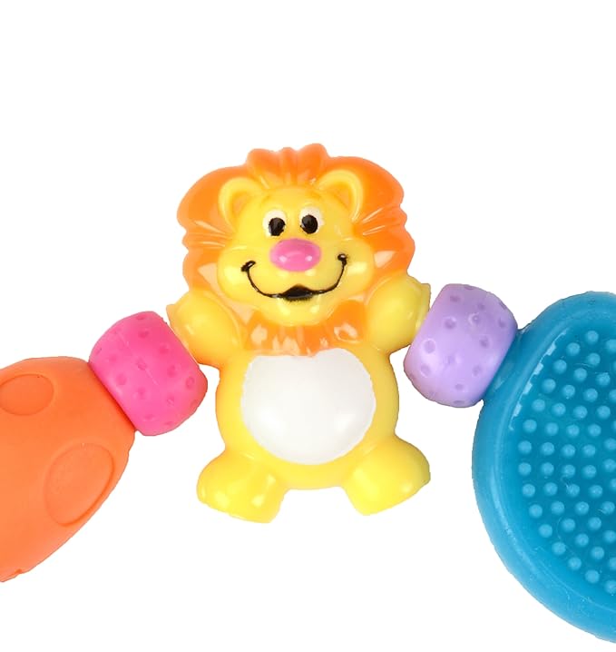 nuby safari friends baby teether