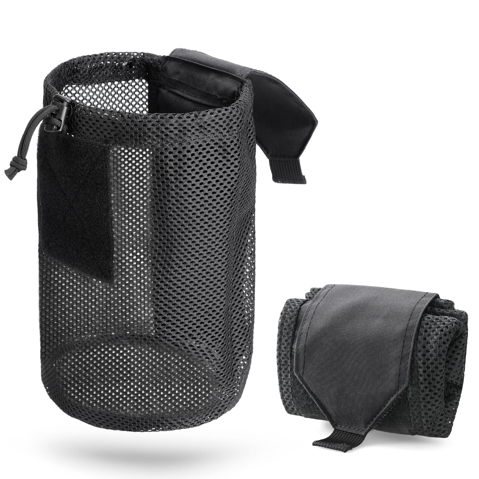 WYNEX Tactical Molle Dump Pouch,Roll-Up Drawstring Magazine Utility Pouch Folding Dump Bag