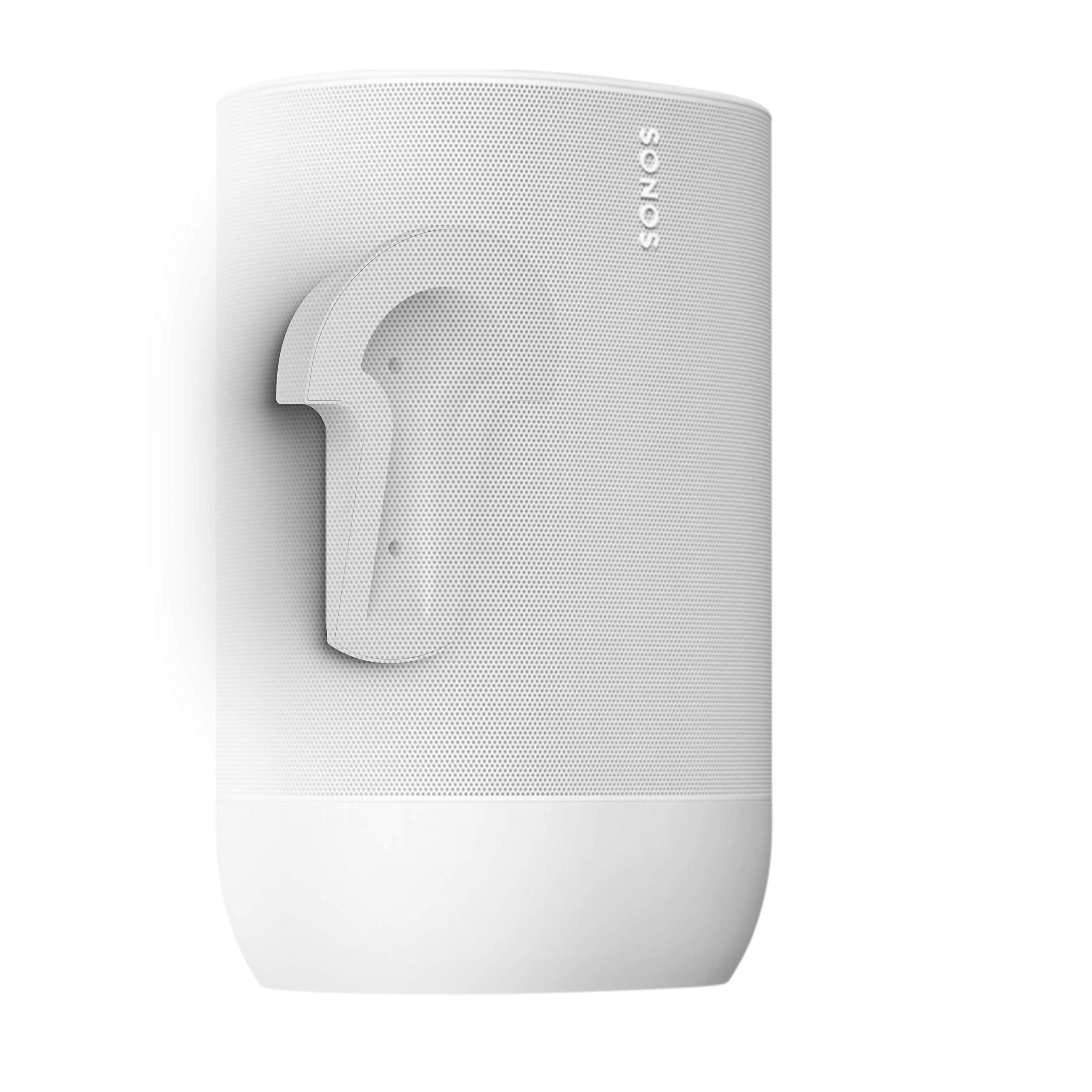 Flexson Wall Mount for Sonos Move in White. Suitable for indoors and outside