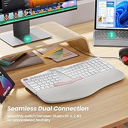 Nulea RT05B Wireless Ergonomic Keyboard, Split
