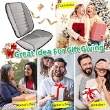 kingphenix Car Seat Cushion with Back Support Pillow Gray Memory Foam view 6