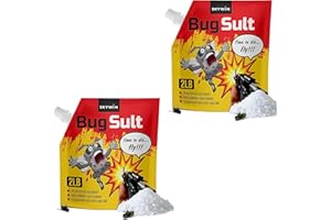 Skywin Salt for Fly Shooters – 2 lbs. Large Grain Salt for Fly Enhancing Impact with Easy-Pour Spout, 2 Pack