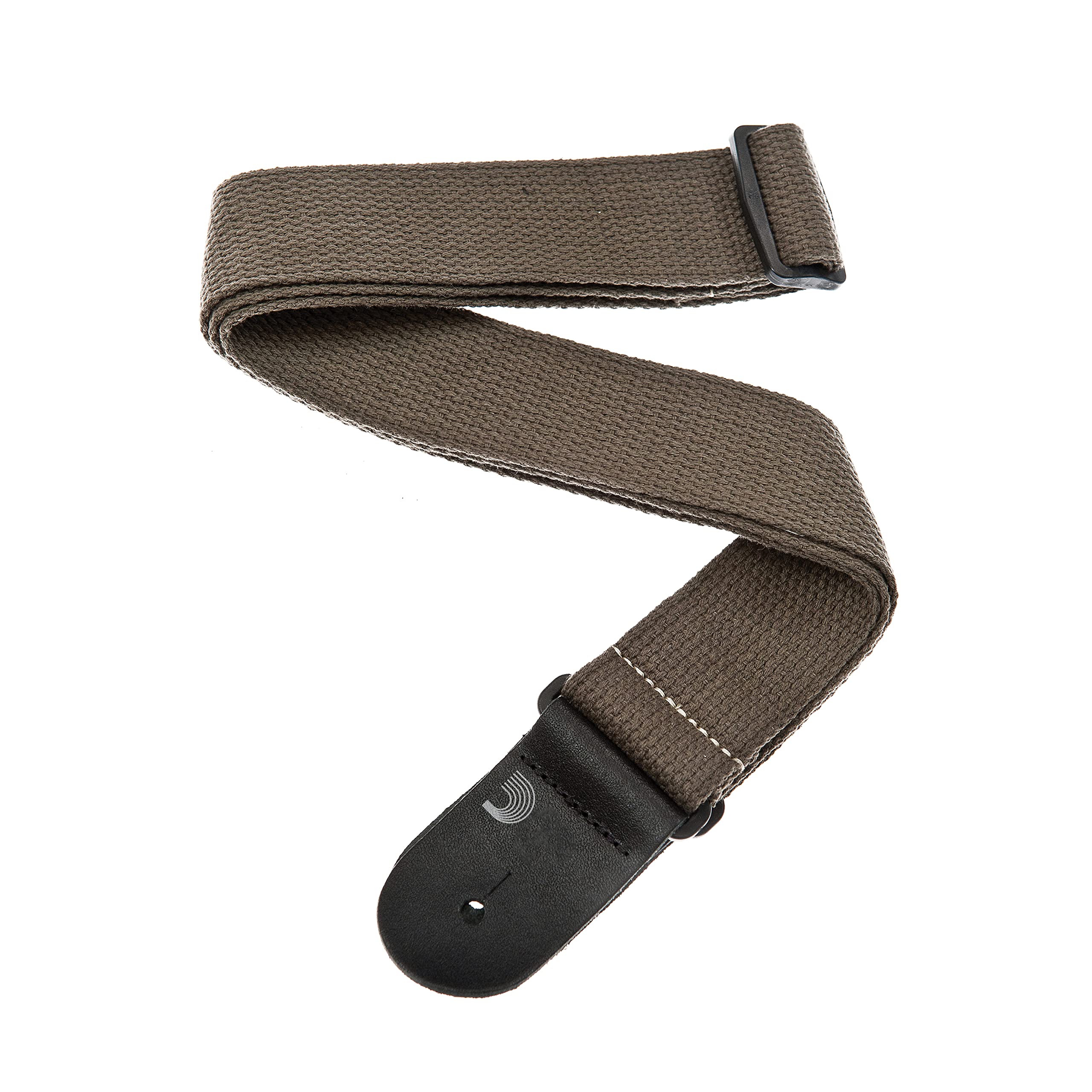 D'addario 50mm Cotton Guitar Strap (50CT02), Army / Khaki