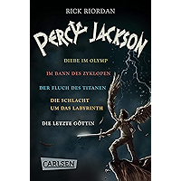 Percy Jackson: Band 1-5 der spannenden Abenteuer-Serie in einer E-Box! (Percy Jackson) (German Edition) book cover Percy Jackson: Band 1-5 der spannenden Abenteuer-Serie in einer E-Box! (Percy Jackson) (German Edition) book cover