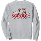 Paul Frank Julius The Monkey &amp; Clancy Canoe Dig It Sweatshirt