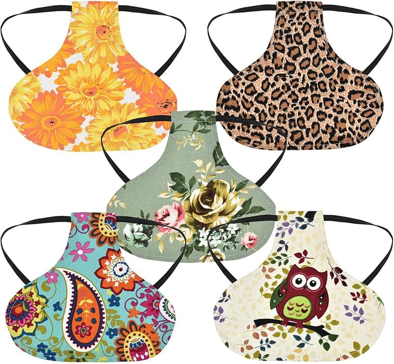 Yunnyp 5pcs Chicken Saddle Hen Apron Soft Breathable Feather Protector Elastic
