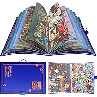 HXMARS Puzzle Storage Folder for 1000-Pieces:Large Capacity Jigsaw Puzzles Organizer Portable with 20 Pockets, Dustproof & Pr