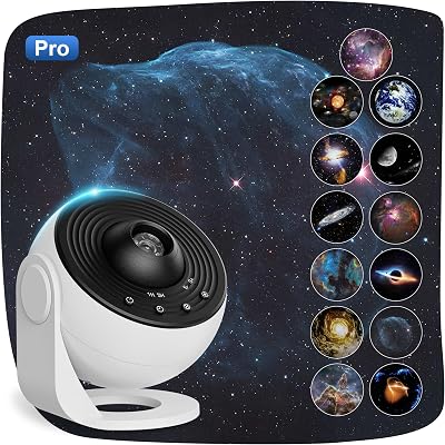 Lysumurl Galaxy Projector Pro 13 in 1 Planetarium 360° Nebula Lamp USB-C