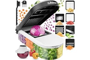 Fullstar Vegetable Chopper & Mandoline Slicer - Julienne Cutter Dicer Grater for Food Veggie Onion Cucumber Tomato Salad Pota