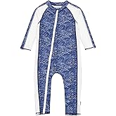 SwimZip Boys' Long-Sleeve UPF 50+ Swimsuit for Baby, Toddler, & Little Boys