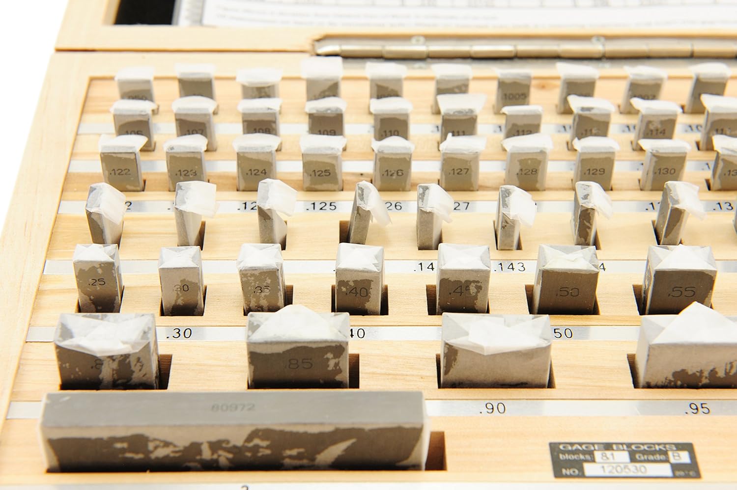 Shars Tool 81 Piece Steel Precision Gage Block Set with Nist Traceable