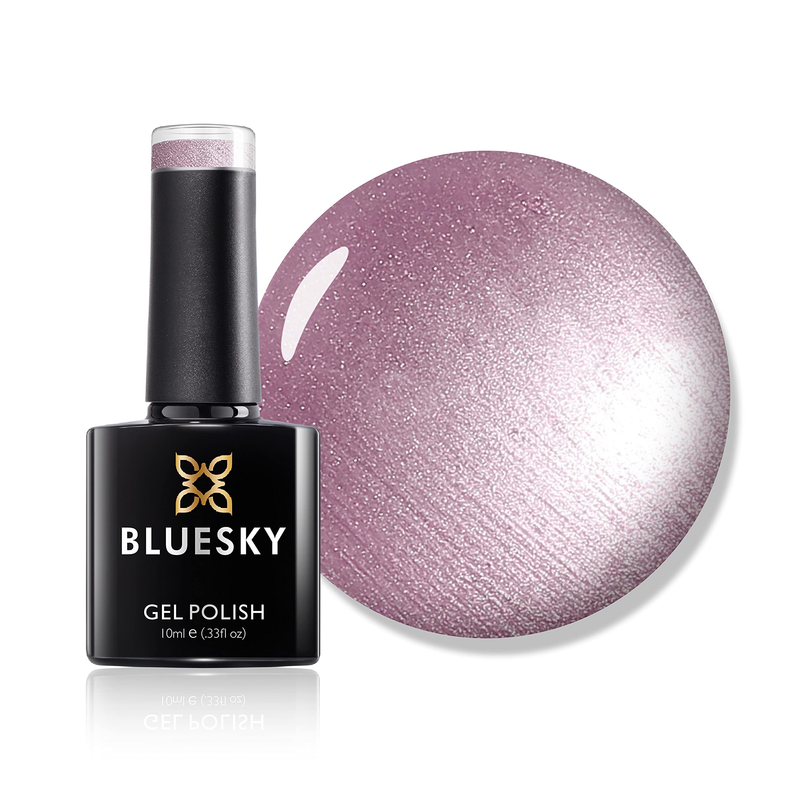 Bluesky Gel Polish PINK PEARL Tundra Pearly Pink Shimmer Aurora collection 80609 Nail UV LED Soak Off 10ml
