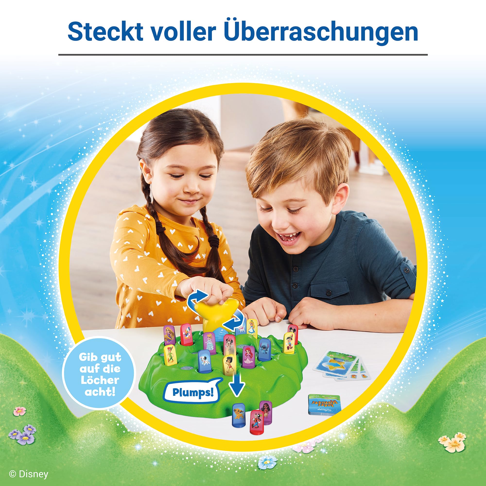 Ravensburger 24851 - Lotti Karotti Disney Edition, Adaption des bekannten Spiele-Klassikers mit Disney-Charakteren, unterhaltsames Wettlaufspiel für 2 bis 4 Kinder ab 4 Jahren 5