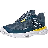 Babolat Men's SFX Evo All Court Tennis Shoes, Dark Grey/White (Men's US Size 12.5)