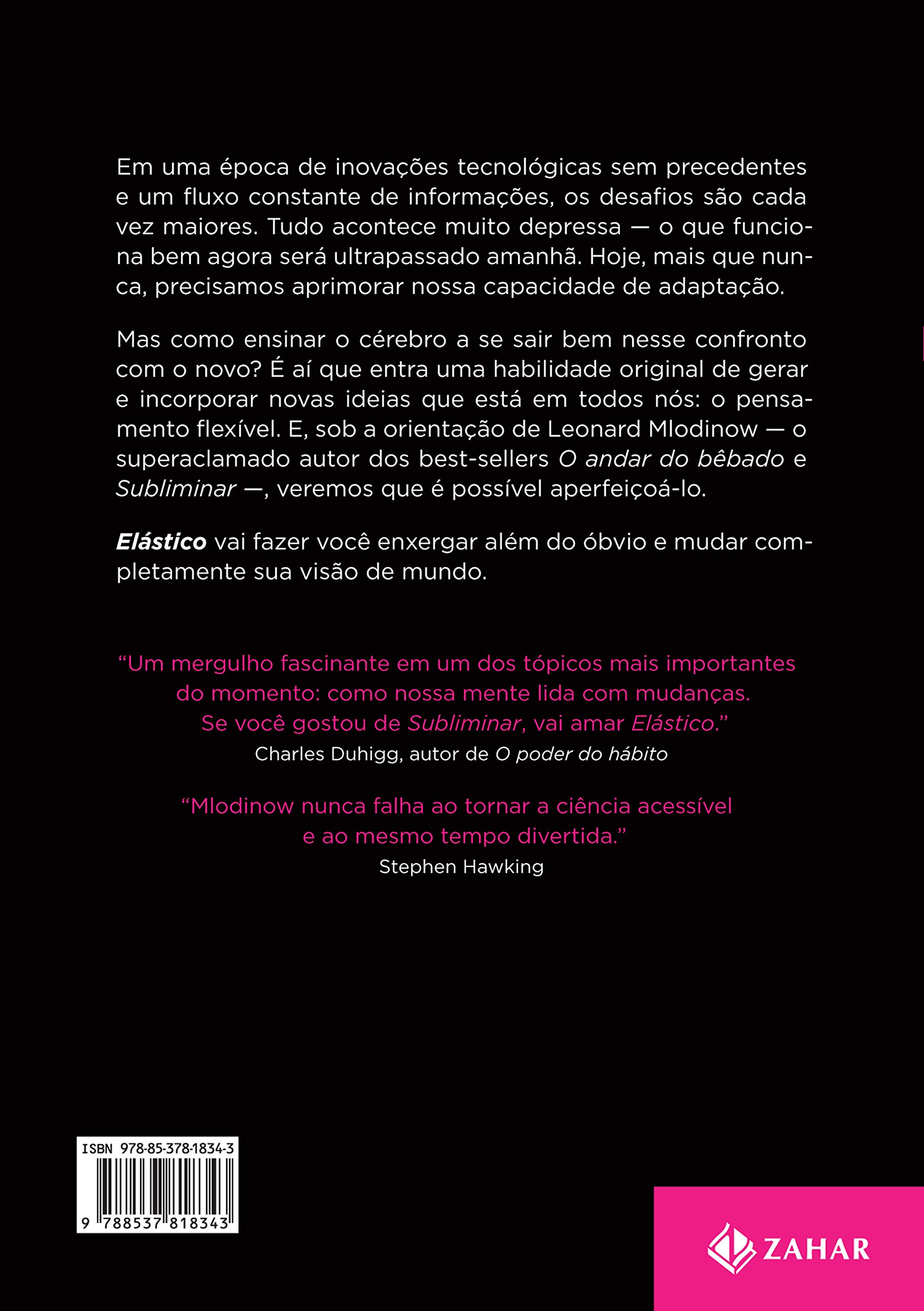 Livro 'Elástico' por Leonard Mlodinow