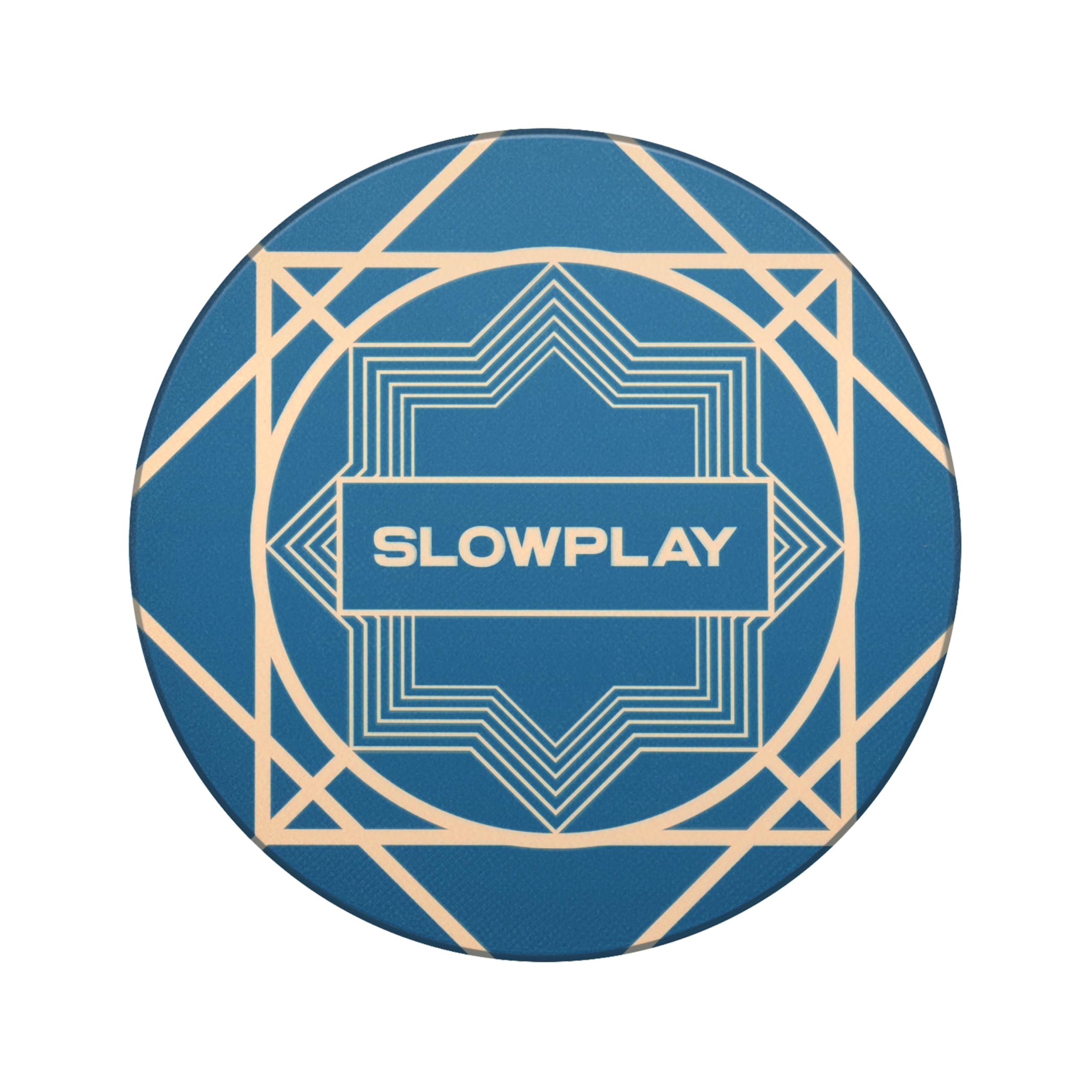 SLOWPLAY Nash Ceramic Poker Chips in Bulk, Casino Grade Ceramic 10-Gram Poker Chip for Texas Hold'em, 39mm Professional Chips Pack of 50 (Green)