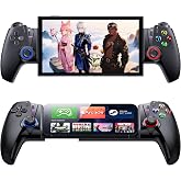 OKETY Bluetooth Mobile Game Controller for Switch 2/1/OLED &amp; Android &amp; iOS - iPad mini, TMR Joystick No Drift, Programmable Back Buttons, Turbo, RGB, 1000mAh Battery, Mobile Controller