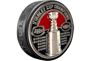 Montreal Canadiens Puck - Ultra 3D Stanley Cup Medallion