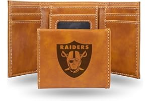 Rico Industries Fan Shop Laser Engraved Trifold Wallet