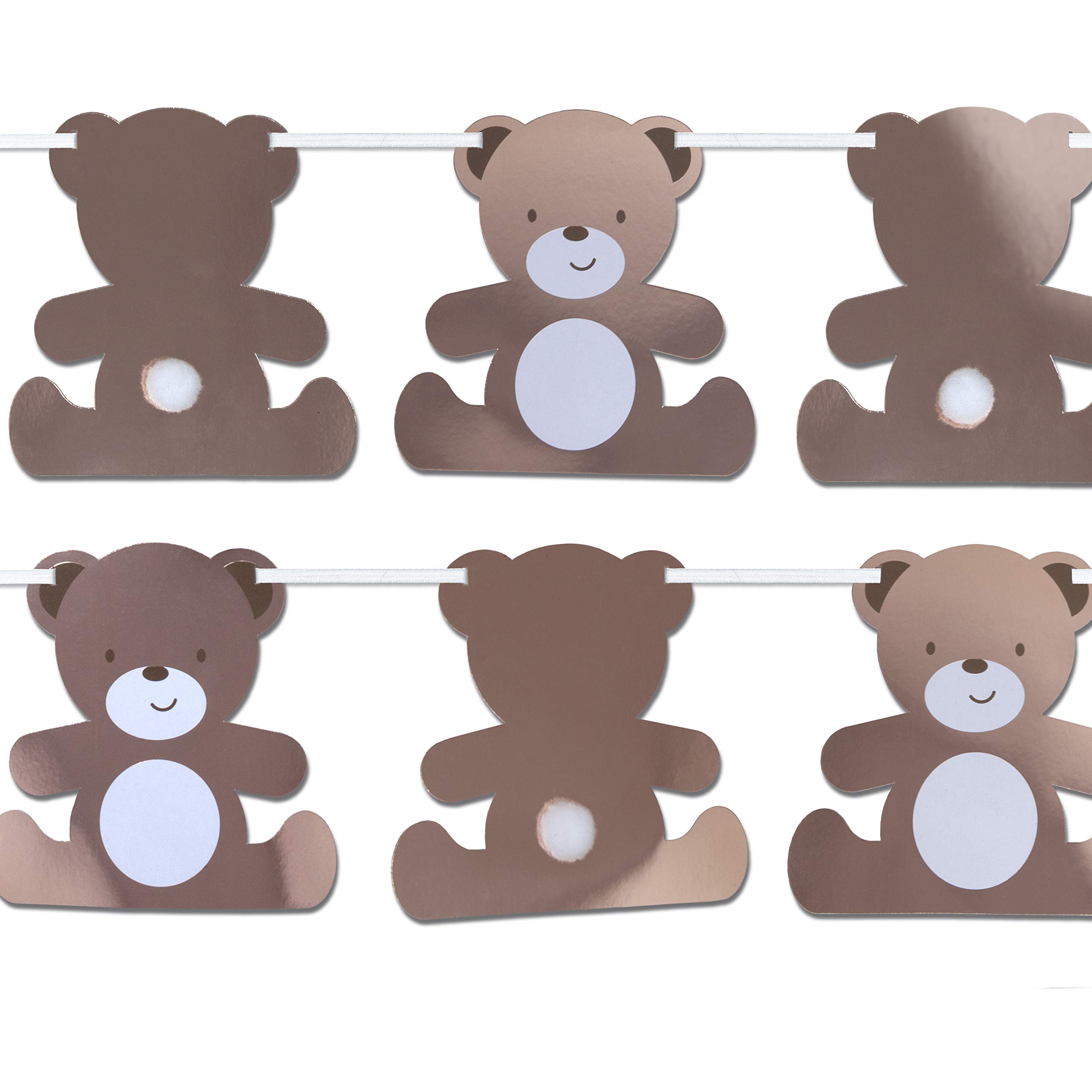 Hatton Gate Teddy Bear Shaped Bunting 1 per pack 3.5 metres