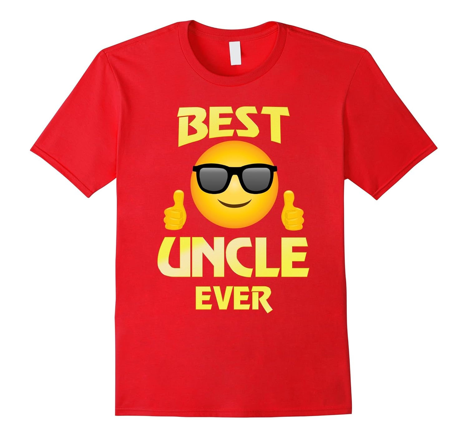 Cool Face T-shirt Best Uncle Ever T-shirt Family Gifts-ANZ