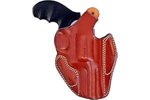 ANDIÇEN Leather Holster for Taurus 856 Defender 3" Barrel, OWB Thumb Break, Genuine Leather, Right Handed, ShnLeather