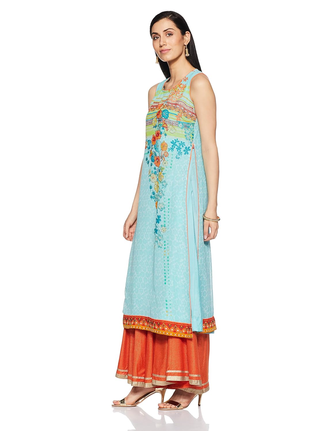 biba women's a-line kurta
