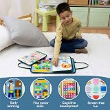 BONNYCO Busy Board for Toddlers Felt Montessori Sensory Board 8 Activities view 6