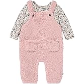 Modern Moments by Gerber unisex-baby 2-piece Microplush Overall Set
