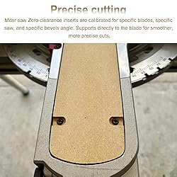 GEAIN Zero Clearance Insert Fits for Dewalt Sliding