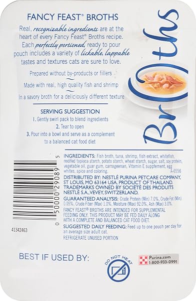 PURINA FANCY FEAST CLASSIC WITH TUNA SHRIMP & WHITEFISH CAT FOOD – 1.4 OZ. POUCH