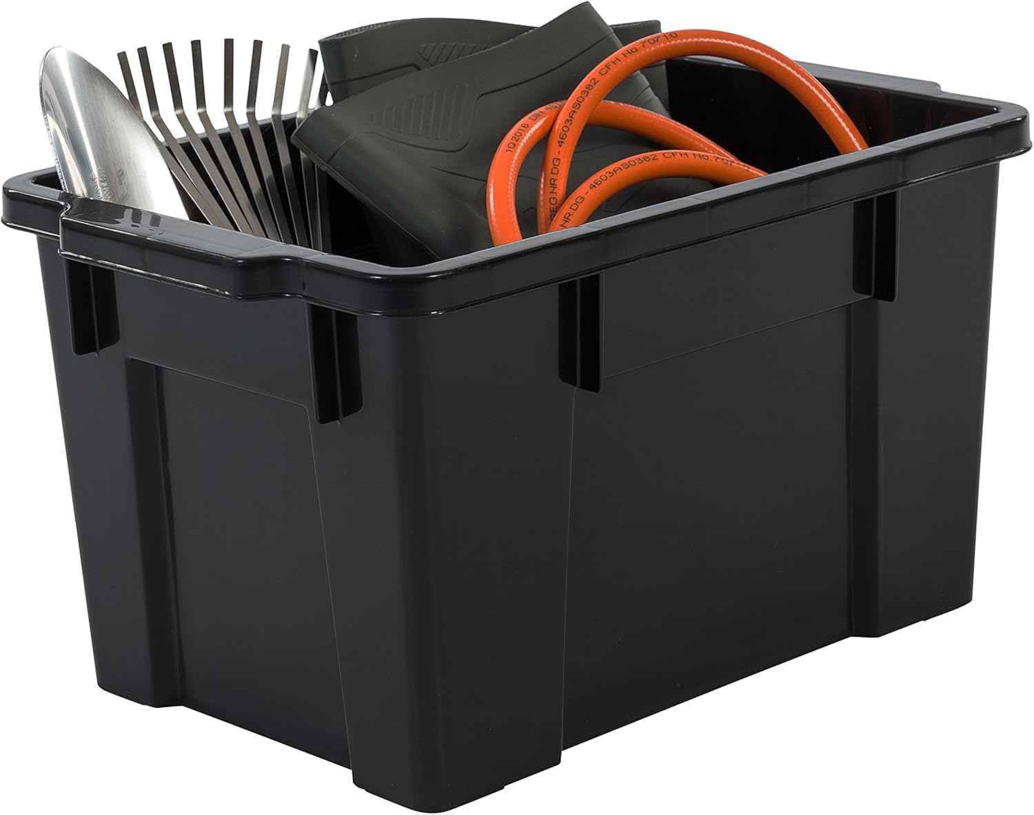 Iris Ohyama Power DIY Box (SKRange) Set of 3, Black, 21 Liter BigaMart