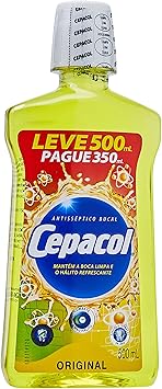 Enxaguante bucal Cepacol Tradicional, 500 ml