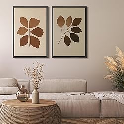 MUDECOR Framed Canvas Print Wall Art Set Minimal