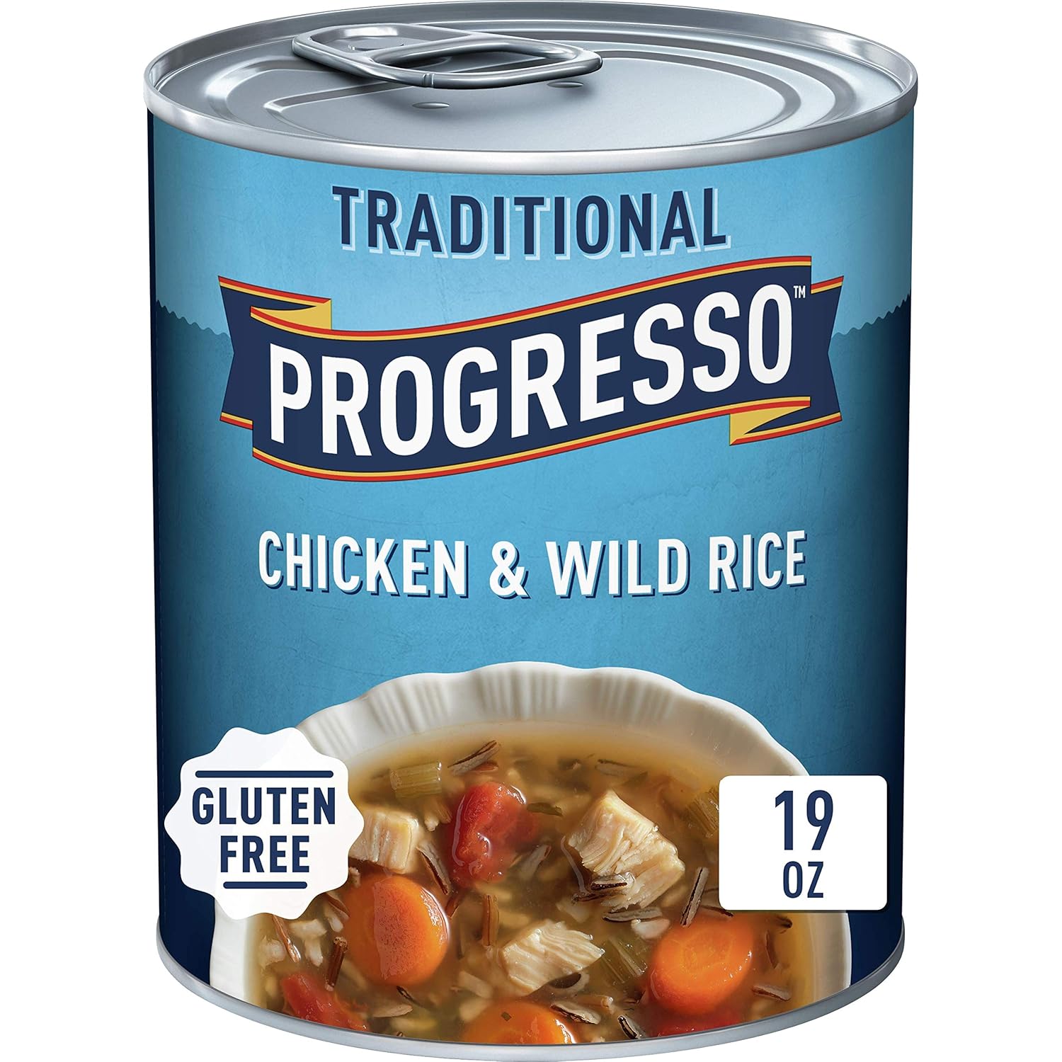 Amazon Com Progresso Traditional Chicken And Wild Rice Soup 19 Oz Pack Of 12 Packaged Vegetable Soups Grocery Gourmet Food