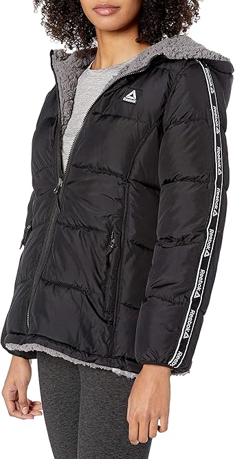 reebok packable lightweight puffer jacket