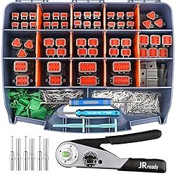 JRready DW5010 Deutsch Connector Kit, 2 3 4 6 8 12