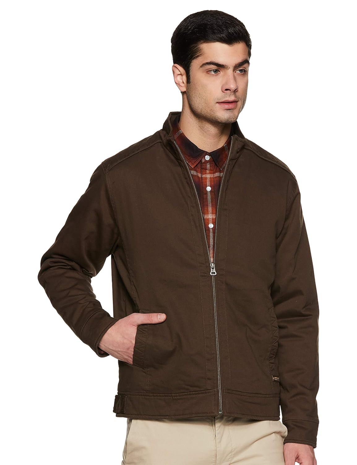 Buy Monte Carlo Men's Jacket (219045067-1_Coffee_36) at Amazon.in