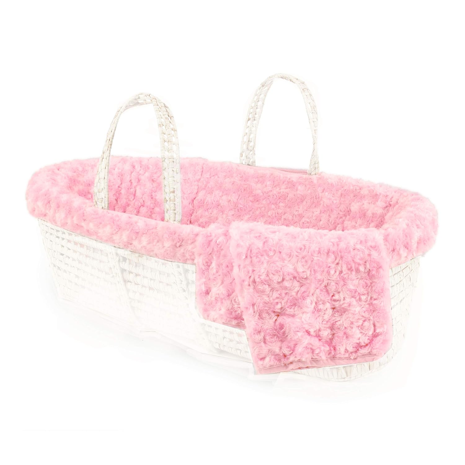 pink moses basket sheets