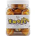 FirstChoiceCandy Jelly Filled Gummies - Assorted Flavor Gummy Filled Candies - Filled With Fruit Jams - 20 Pieces In Resealable Jar (Emoji)