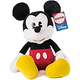 GUND Disney Official Mickey Mouse Classic Plush, Mickey and Friends, Deluxe Collector Stuffed Animal for Ages 1 and Up, Black/White, 14”