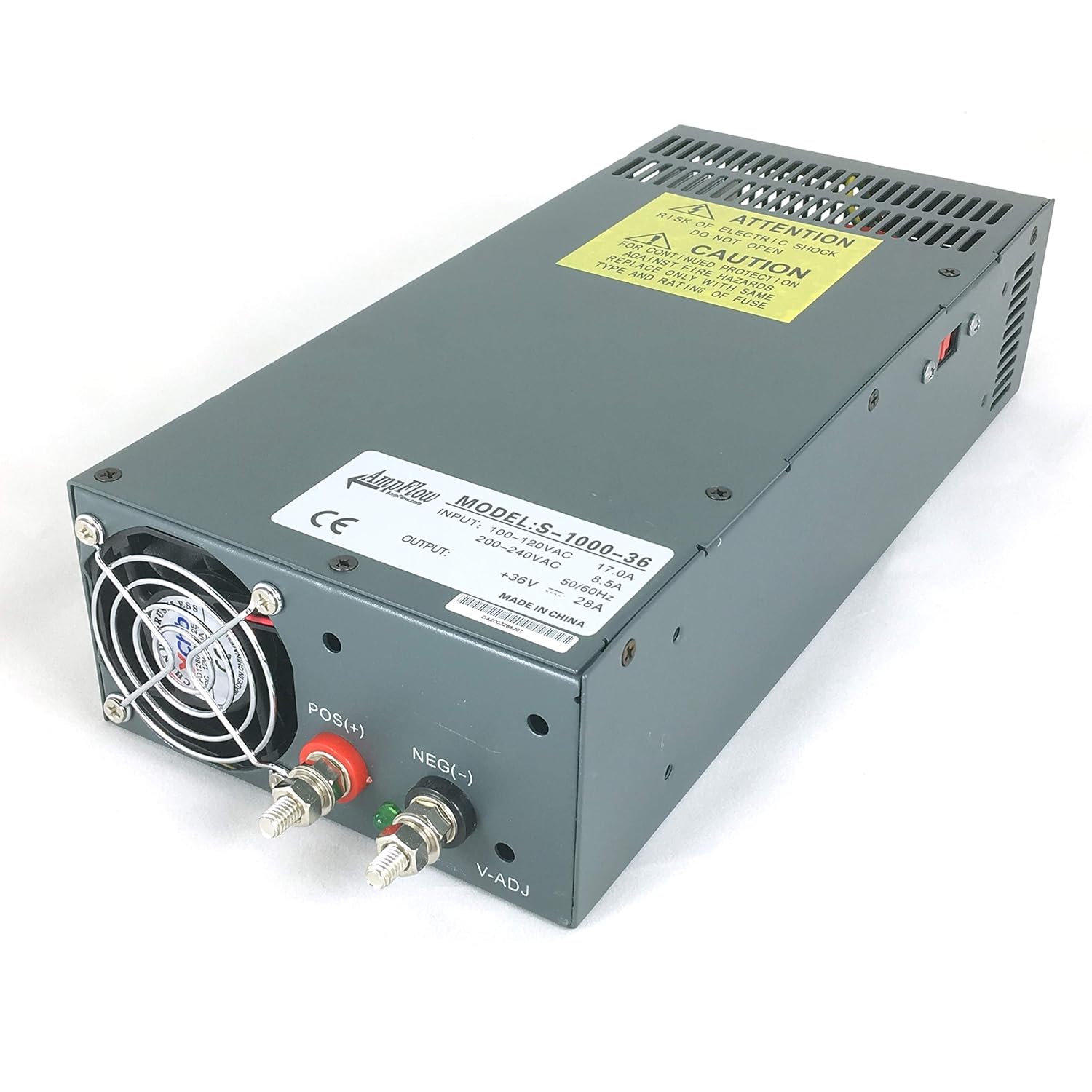 Amazon Com Ampflow S 1000 36 1000w 28a 36v Dc Power Supply Industrial Scientific