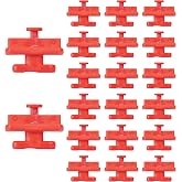 On-Q AC1051-KH-20 Keyhole Post Clips (20 Pack), Red