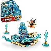 LEGO NINJAGO NYA’s Dragon Power Spinjitzu Drift 71778 Creative Blue Ninja Toy, Gift Idea for 6 Year Old Boys and Girls, Interactive Spinning Toys, Includes NYA Minifigure