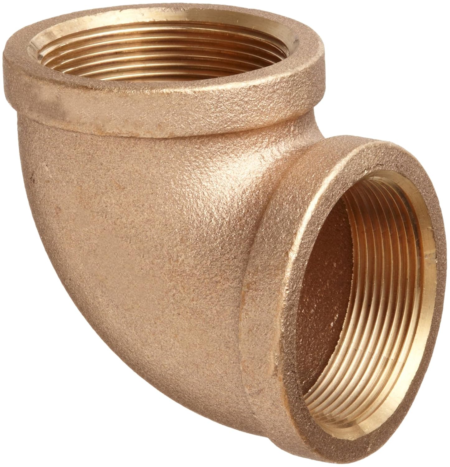 Lead Free Brass Pipe Fitting, 90 Degree Elbow, Class 125, 3/4" NPT Female