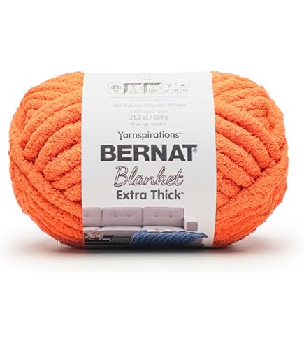 Amazon.com: Bernat Blanket Extra Thick Rusted Yarn - 1 Pack of