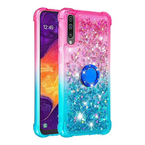 Compatible with Samsung Galaxy A50 A50s A30s Case, Glitter